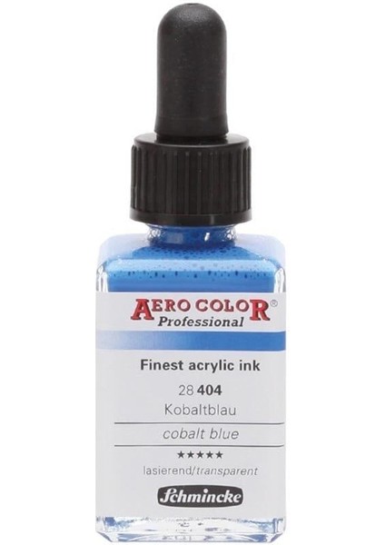 Aero Color Akrilik Mürekkep 28 Ml. 404 Cobalt Blue