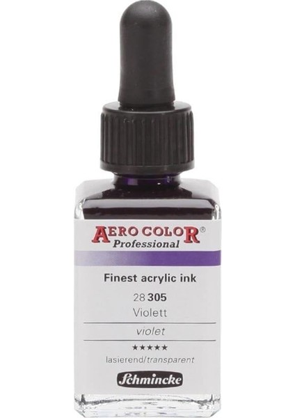 Aero Color Akrilik Mürekkep 28 Ml. 305 Violet