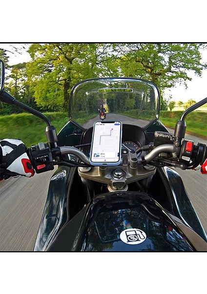 Manyetik Motosiklet Telefon Tutucu, 360 Derece Ayarlanabilir
