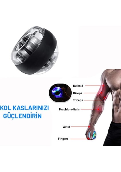 Gyroball - Bilek ve Kol Kaslarını Güçlendiren Egzersiz Topu