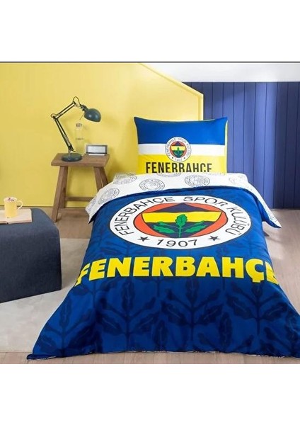 Lisanslı Tek Kişilik Nevresim Takımı Fenerbahçe Palamut