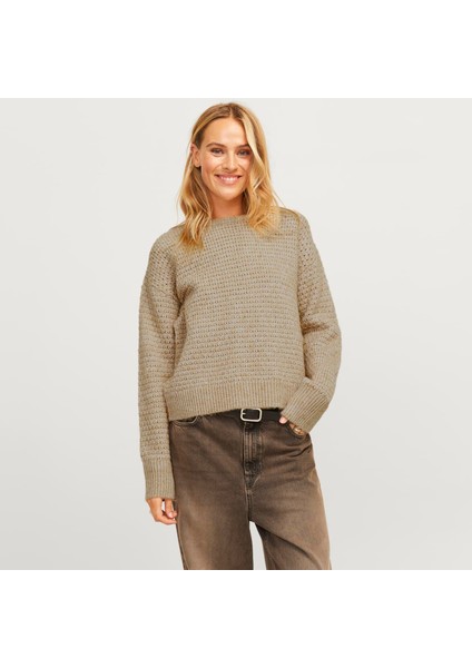 Kadın Bisiklet Yaka Örme Kazak - Milly