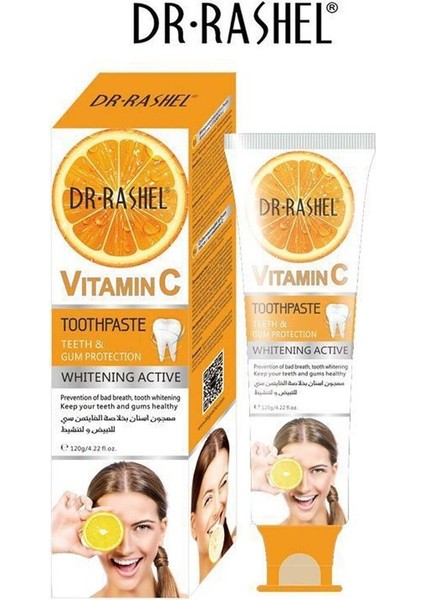 C Vitamini Beyazlatıcı Diş Macunu 120gr (1 Adet)