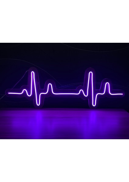 Neon LED Duvar Dekoratif Aydınlatma -Ekg- fiyatları