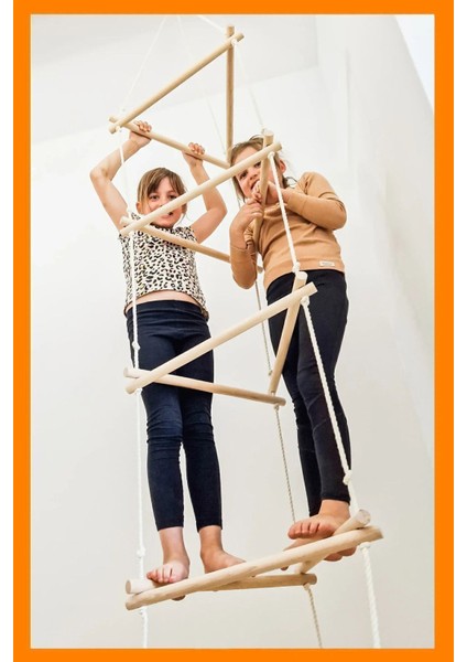 5 Basamaklı Üçgen Tırmanma Kulesi Ahşap Çocuk Oyunu, Eğlenceli ve Güvenli Oyun Keyfi fiyatları