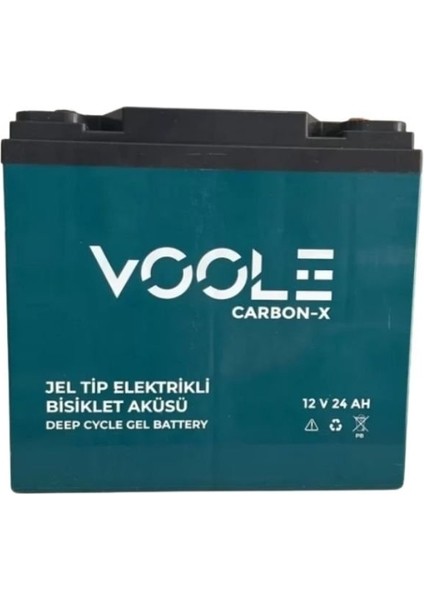 12V 24 Ah ( Dik ) Voole Elektrikli Bisiklet Aküsü
