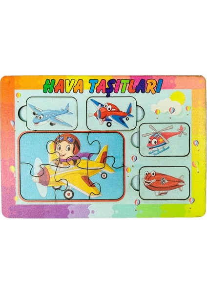 5'li Eğitici Çocuk Bultak Yabboz Puzzle Seti2 14X20 cm (Bt 6-10)