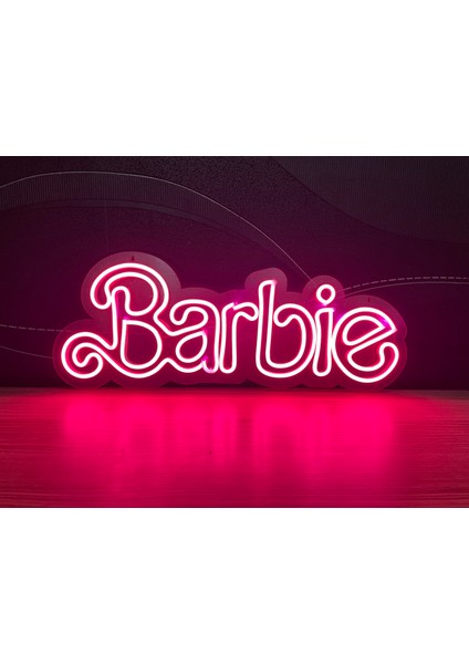 Neon LED Tabela Dekoratif Aydınlatma -Barbie, 50X20CM-