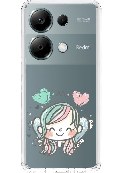 Xiaomi Redmi Note 13 Pro 4g Uyumlu Deniz Perisi Desenli Silikon Kılıf