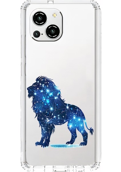 Reeder S23 Pro Max Uyumlu Yıldızlı Aslan Desenli Silikon Kılıf