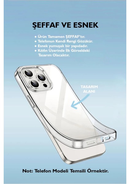 General Mobile Gm 20 Uyumlu Yunus Aşkı Desenli Silikon Kılıf