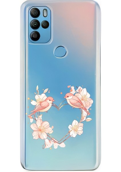 General Mobile Gm 21 Pro Uyumlu Kuş Aşkı Desenli Silikon Kılıf