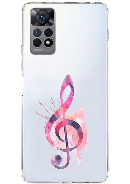 Xiaomi Redmi Note 12 Pro 4g Uyumlu Müzik Notası Desenli Silikon Kılıf