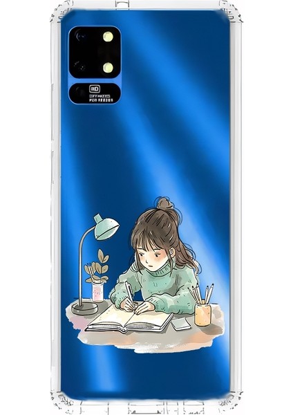 Reeder S19 Max Uyumlu Çalışkan Kız Desenli Silikon Kılıf