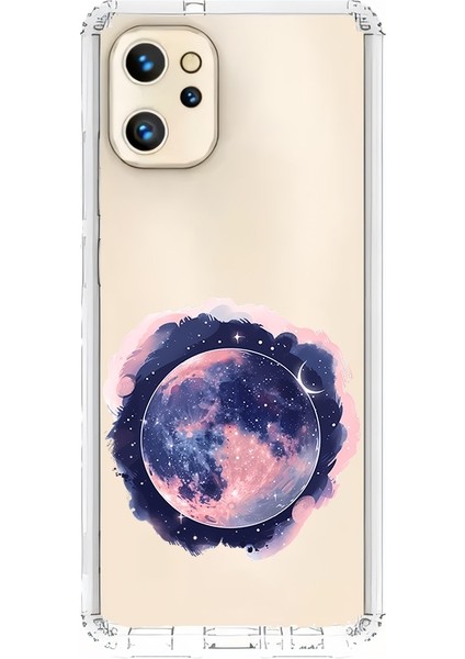 Reeder S19 Max Pro Uyumlu Ay Evreni Desenli Silikon Kılıf