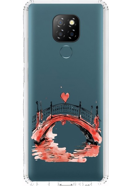 General Mobile Gm 20 Uyumlu Aşk Köprüsü Desenli Silikon Kılıf