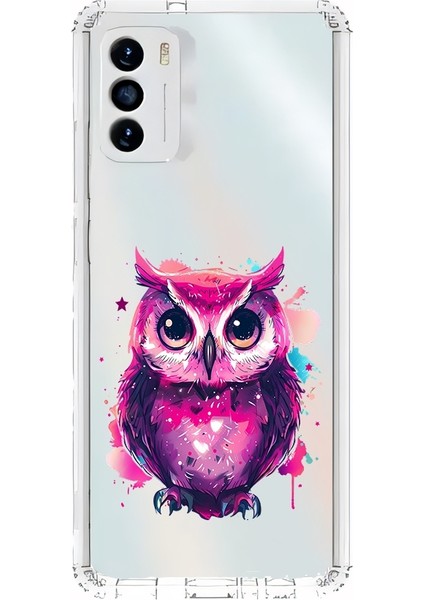 Reeder S19 Max Pro S Uyumlu Neon Baykuş Desenli Silikon Kılıf