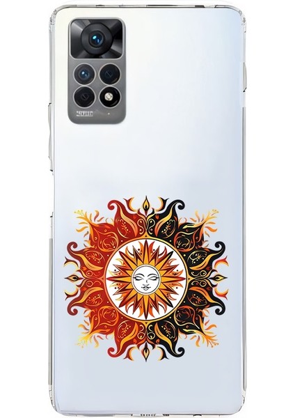 Xiaomi Redmi Note 12 Pro 4g Uyumlu Güneş Çemberi Desenli Silikon Kılıf