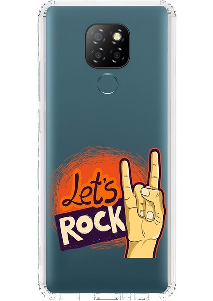 General Mobile Gm 20 Uyumlu Let's Rock Desenli Silikon Kılıf