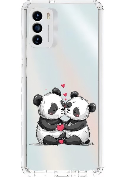 Reeder S19 Max Pro S Uyumlu Aşık Pandalar Desenli Silikon Kılıf