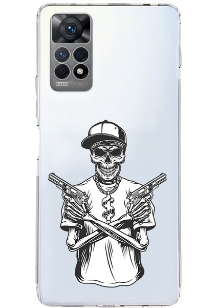 Xiaomi Redmi Note 12 Pro 4g Uyumlu Iskelet Silah Desenli Silikon Kılıf