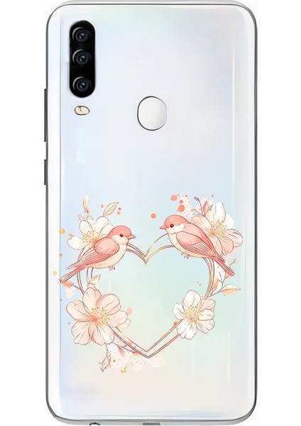 General Mobile Gm 20 Pro Uyumlu Kuş Aşkı Desenli Silikon Kılıf