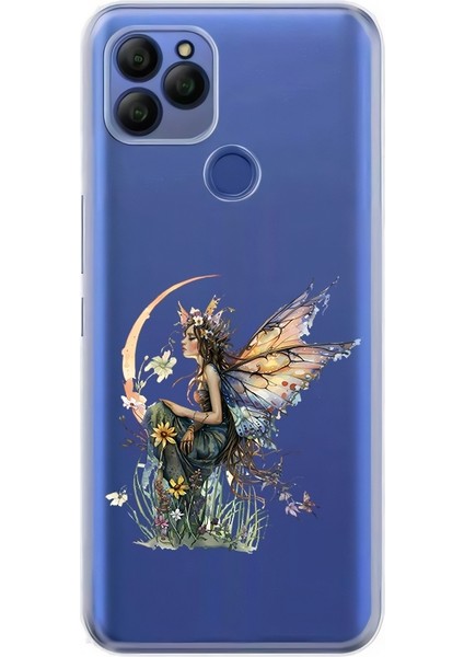General Mobile Gm 21 Uyumlu Ay Perisi Desenli Silikon Kılıf