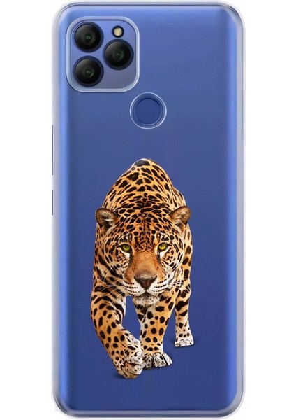 General Mobile Gm 21 Uyumlu Yırtıcı Leopar Desenli Silikon Kılıf