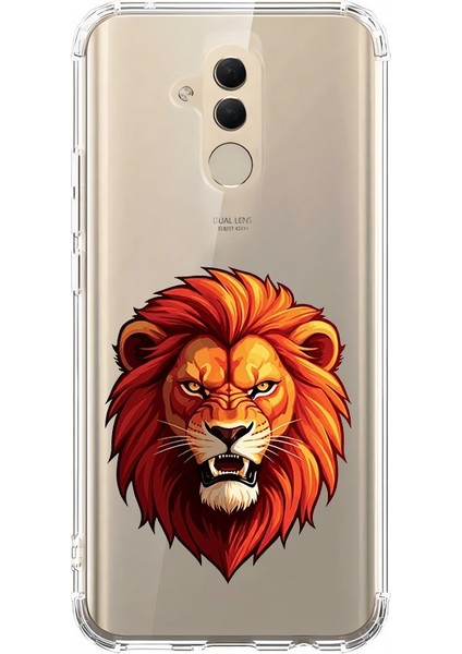 Huawei Mate 20 Lite Uyumlu Kral Aslan Desenli Silikon Kılıf