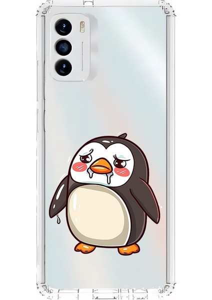 Reeder S19 Max Pro S Uyumlu Ağlayan Penguen Desenli Silikon Kılıf