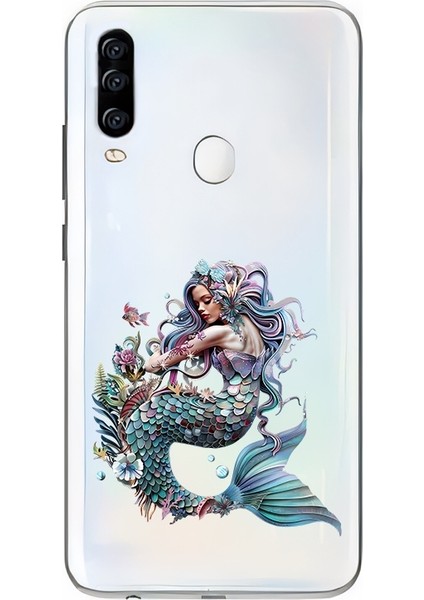 General Mobile Gm 20 Pro Uyumlu Deniz Kızı Desenli Silikon Kılıf