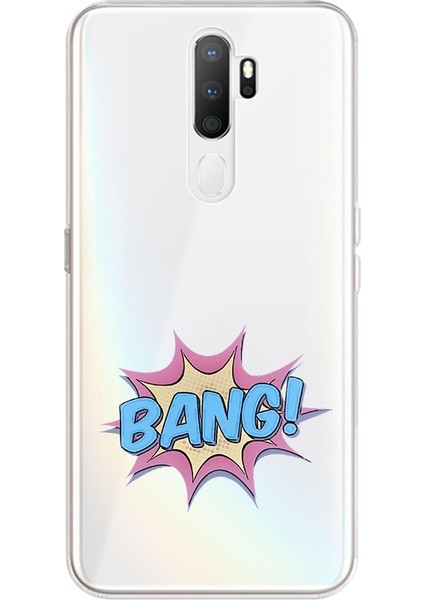 Oppo A5 2020 Uyumlu Bang! Patlama Desenli Silikon Kılıf