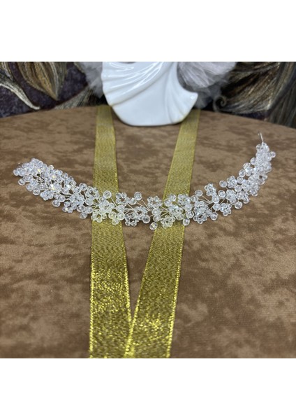 Kristalli Gelin Saç Aksesuarı