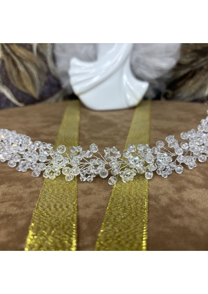 Kristalli Gelin Saç Aksesuarı fiyatları