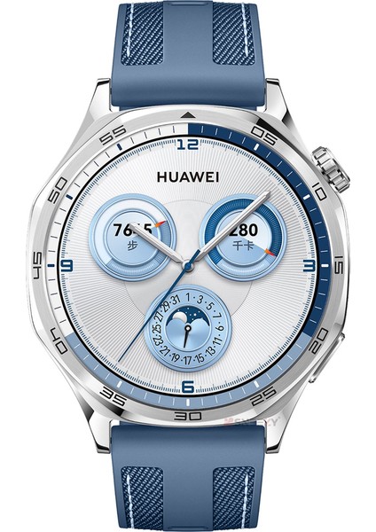 Huawei Watch Gt4 46MM ile Uyumlu Metal Tokalı Dikiş Detaylı Şık Dokuma Silikon Kordon modelleri