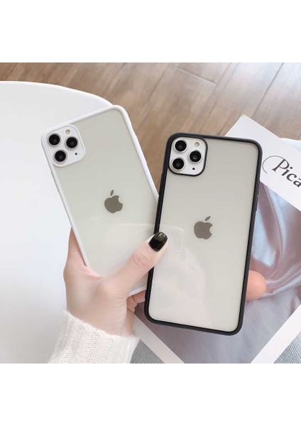 Apple iPhone 12 Kılıf Arkası Şeffaf Kenarları Renkli Endi Kılıf fiyatları