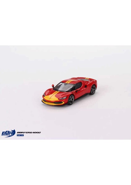 1/64 Ferrari 296 Gtb Assetto Fiorano Rosso Corsa BBRFER64002