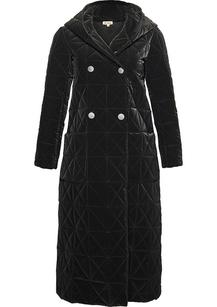 10576111 Kapüşonlu Astarlı Mont