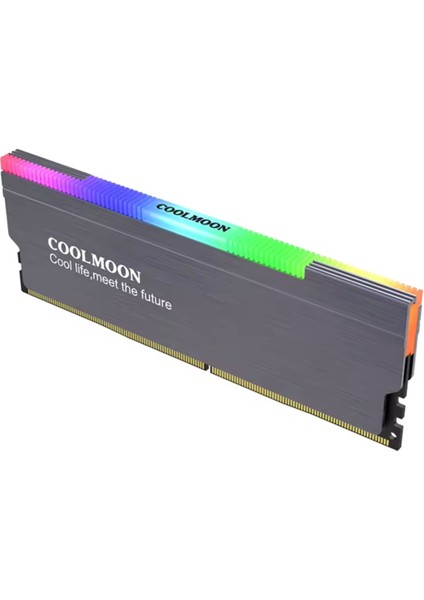 COOLMOON Ram Soğutucu Isı Emici Termal RGB'li DDR/DDR2/DDR3/DDR4/DDR5 Yüksek Performanslı
