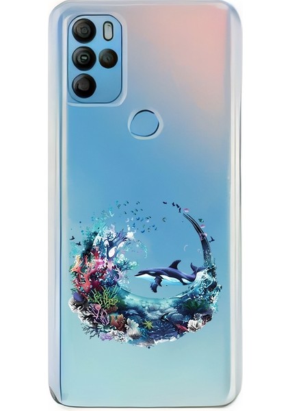 General Mobile Gm 21 Pro Uyumlu Denizaltı Dünyası Desenli Silikon Kılıf