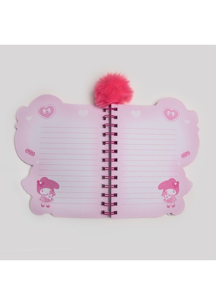 Piraye Gift Sanrio My  Melody Pon  Pon Detaylı Defter