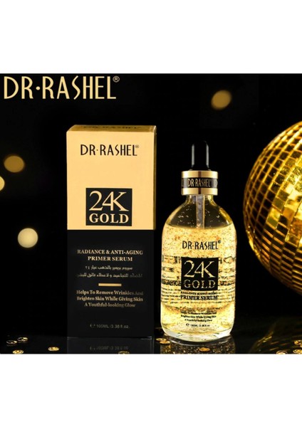 24K Altın Işıltı Astar Serumu 100ml(Radiance&Anti-aging Primer Serum)
