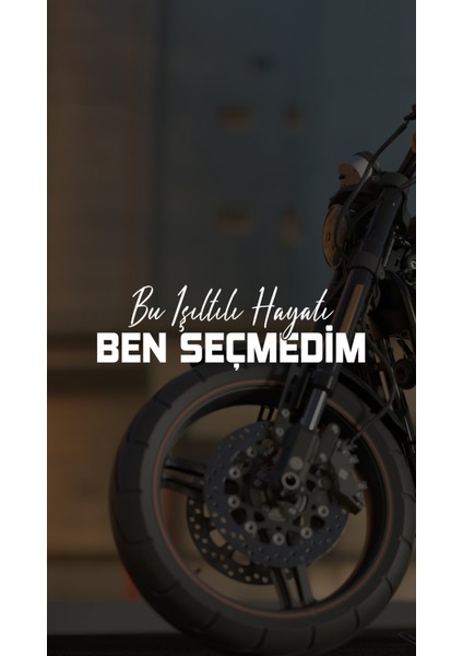 Sticker Master Bu Işıltılı Hayatı Ben Seçmedim Motorsiklet,kask,laptop,motor ve Oto Araç Sticker 20 x 6 cm Beyaz fiyatları