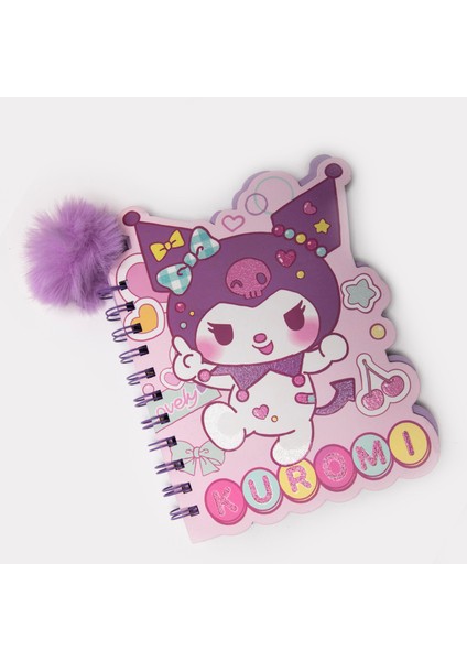 Sanrio Kuromi Pon Pon Detaylı Defter