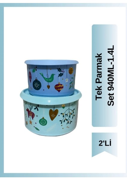 Tek Parmak Yılbaşı 2'li Set 940ML, 1.4l