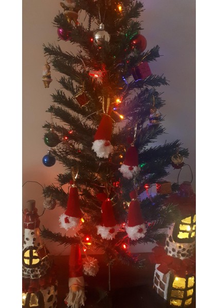 Yılbaşı Ağacı Süsü 5li Noel Baba fiyatları