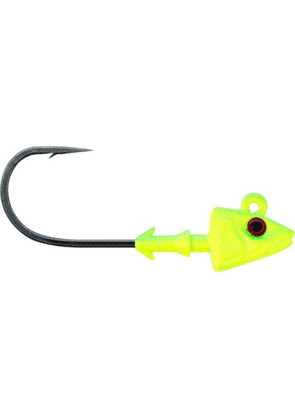 SD840 Shad Chartreuse Iğne No: 1-0 5g Jighead 3 Adet