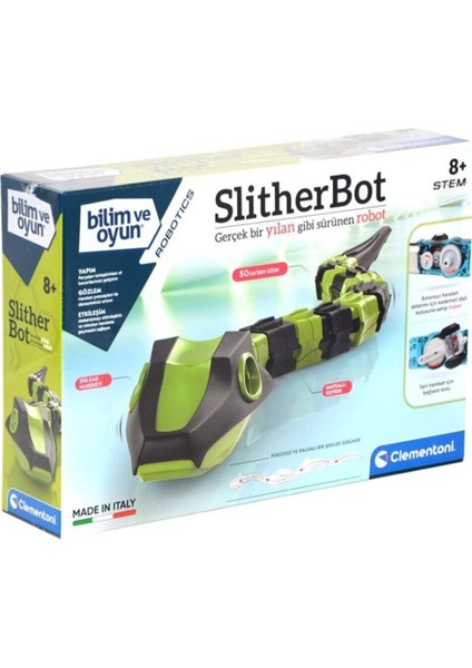 Clementoni Bilim ve Oyun Slitherbot Yılan Gibi Sürünen Robot