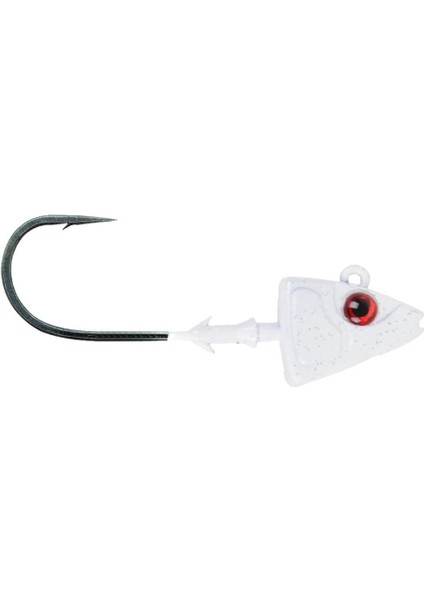 SD840 Shad White Iğne No: 4-0 14G Jighead 3 Adet