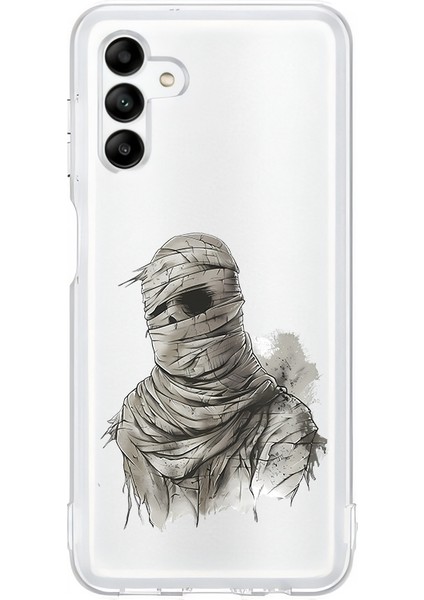 Samsung Galaxy M34 Uyumlu Mumya Figürü Desenli Silikon Kılıf